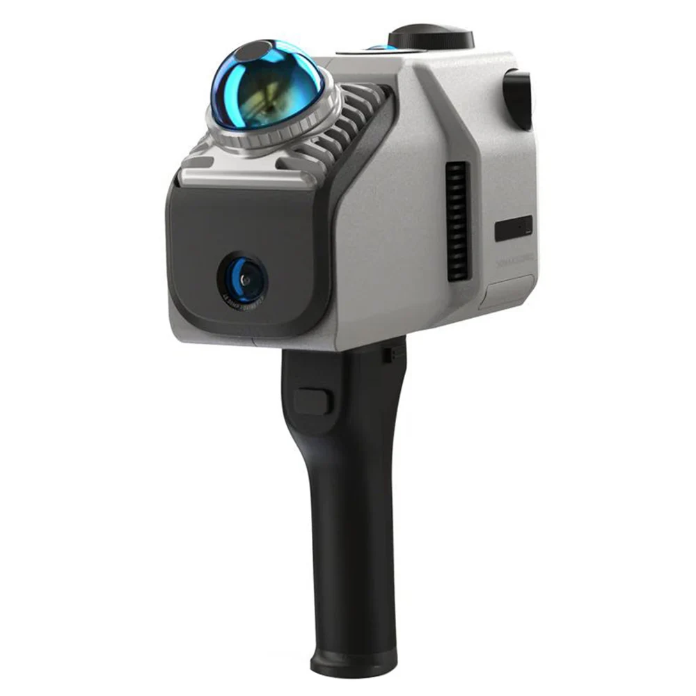 3DMakerpro Eagle LiDAR 3D Scanner, 2cm Accuracy, 8K Ultra Imaging, Up to 140m Range, 3.5-inch Screen, 40-70m Scan Radius, 80-140m Scan Range, Horizontal 360°, Vertical 59°