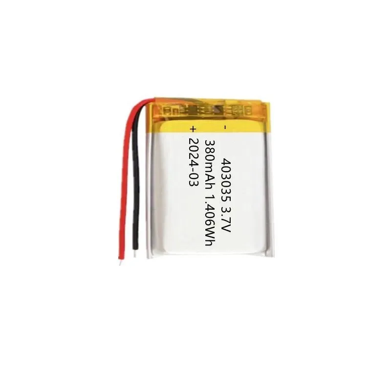 100pcs for 403035 Polymer Lithium Battery 3.7V 380mAh for Locator Scanner LED Light Bluetooth Speaker Rechargeable Li-ion Cell