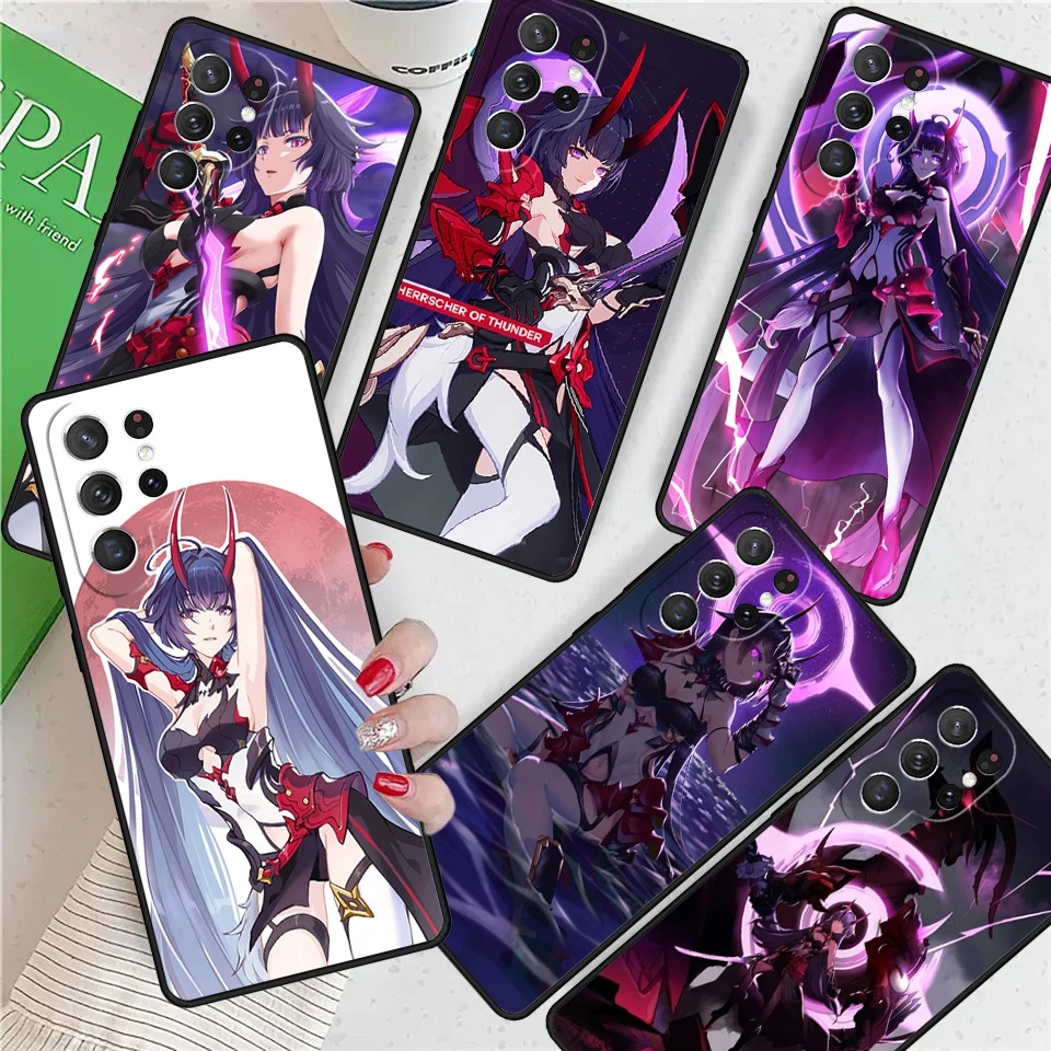 Herrscher of Thunder Honkai Impact 3 For Samsung Galaxy S24 Ultra S21 S22 S8 S9 S10E Note 10 20 Plus FE S23 Phone case Cover