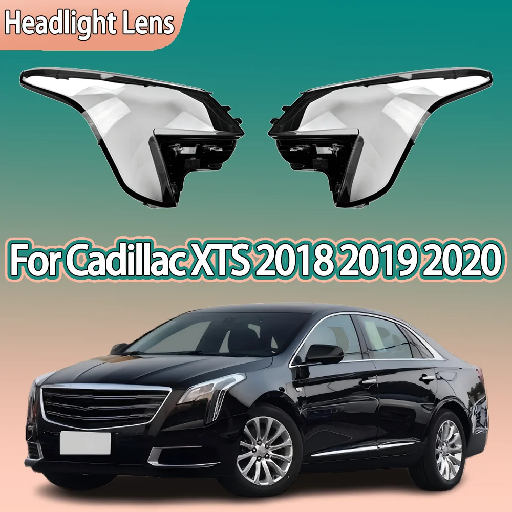 

Car Front Headlamp Cover Transparent Headlight Shell Lens Replace Original Lampshade Plexiglass For Cadillac XTS 2018 2019 2020