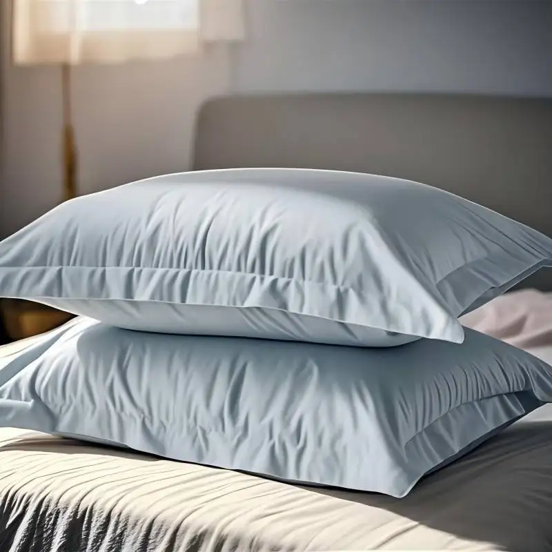 Pure Cotton Pillowcase 48X74cm Pure Color Series Simple Single Person Home Use Student Dormitory Thick and Soft