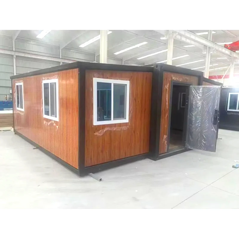 Forest Cabin 40Ft 20Ft Expandable Waterproof Container Home Modern Prefab Flat Pack Living House Warehouse Summerhouses Sunroom