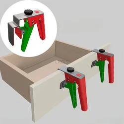 Press Type Quick Drawer Clamp Drawer Panel Installation Clip Woodworking Panel Mounting Clip Carpentry Cabinet DIY Auxiliary Jig