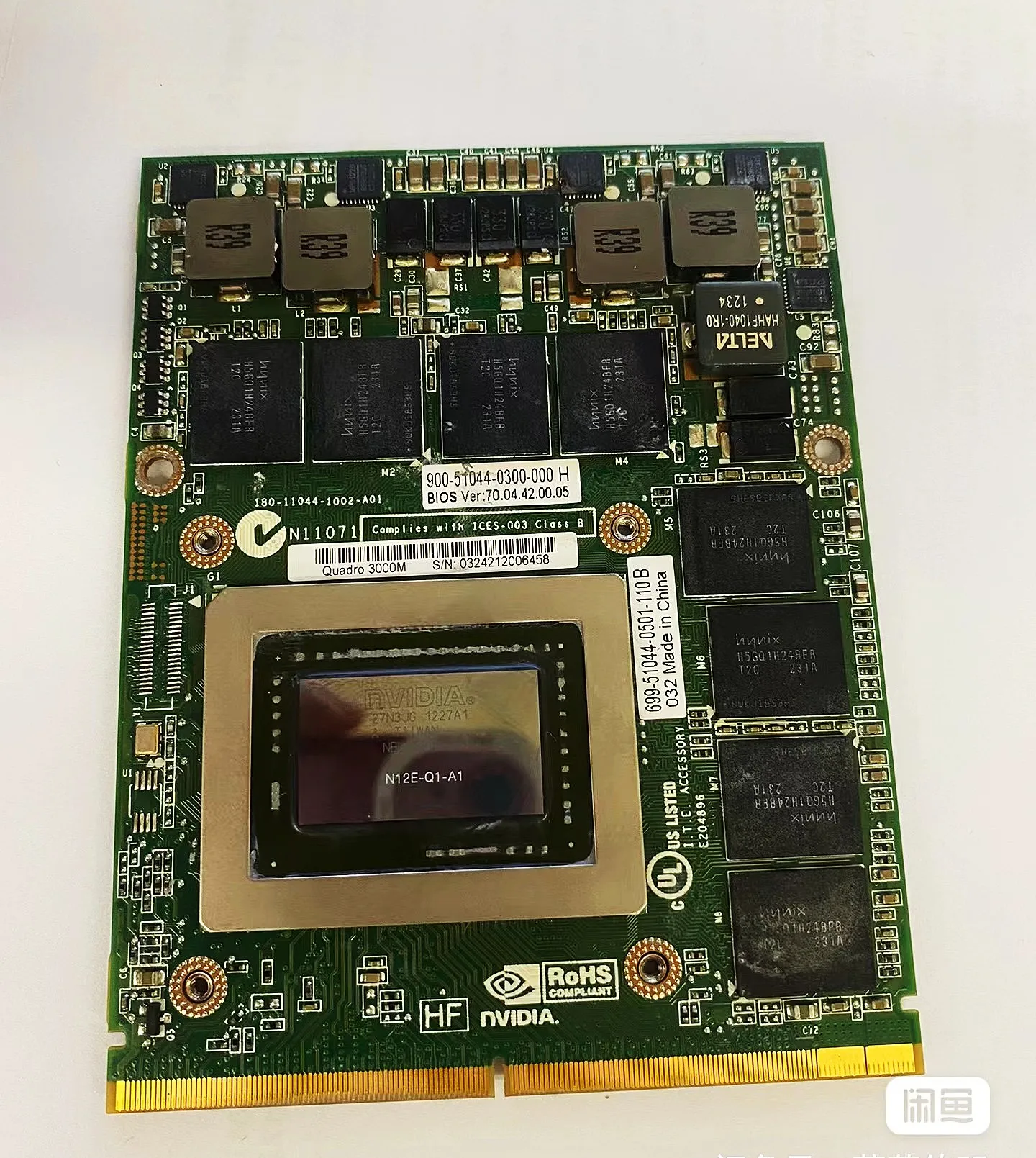 Quadro Original 3000m Q3000m Q4000m Vga Gpu Grafikkarte Hin Dell Precision M6600 M6700 M6800 hp 8760w 8740w N12e-q1-a1