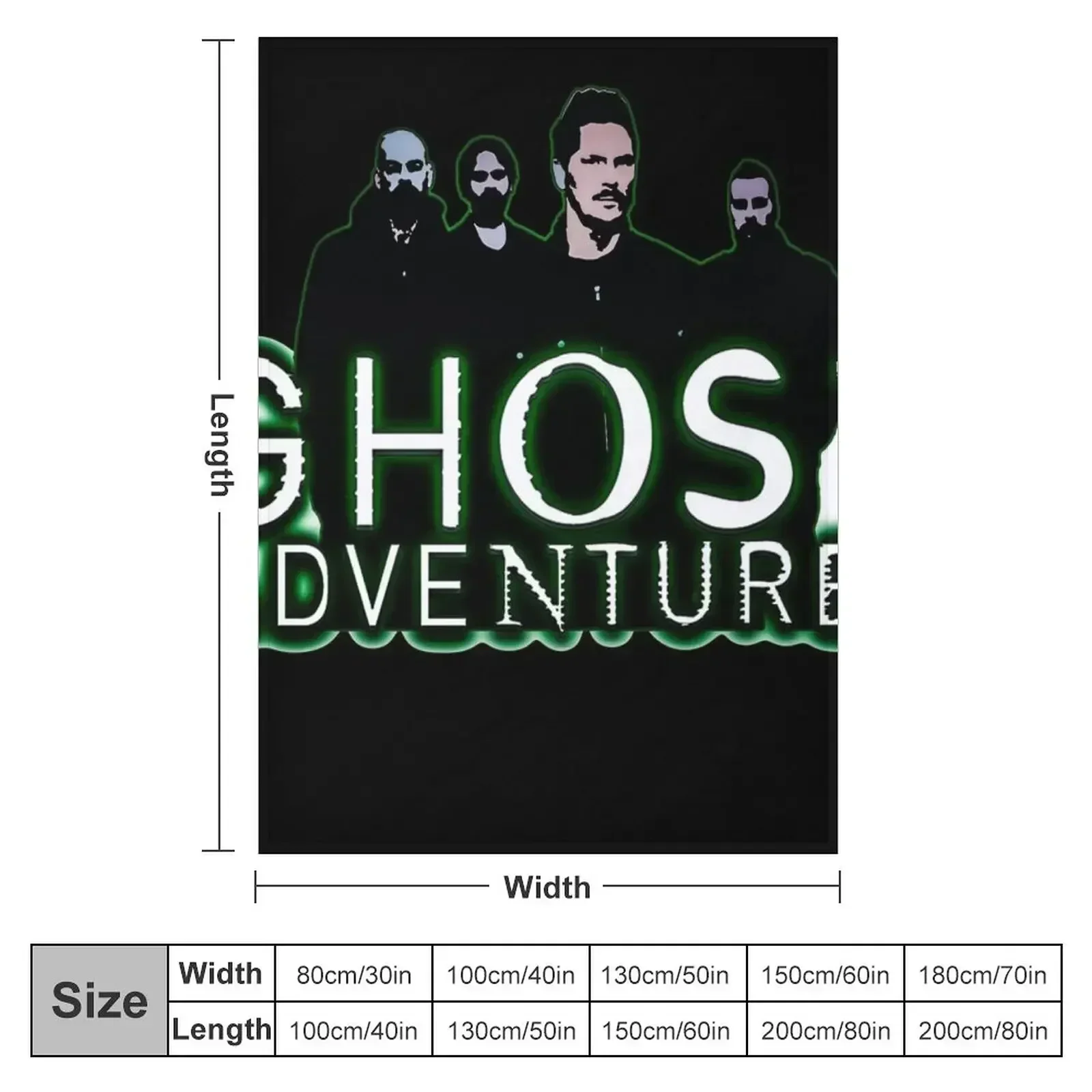 Ghost Adventures Crew Throw Blanket Cute funny gift bed plaid Blankets