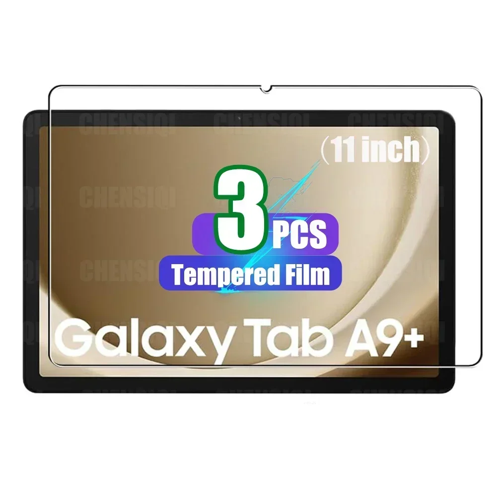 

Защитная пленка для экрана Samsung Galaxy Tab A9 +/A9 Plus (11 дюймов) 2023, закаленное стекло с высокой четкостью и защитой от падения и царапин