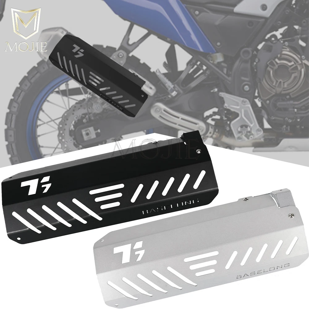 

Motorcycle Exhaust Pipe Heat Shield For Yamaha TENERE700 Tenere 700 Rally World Raid Muffler End Tip Cover Guard Crash Protector