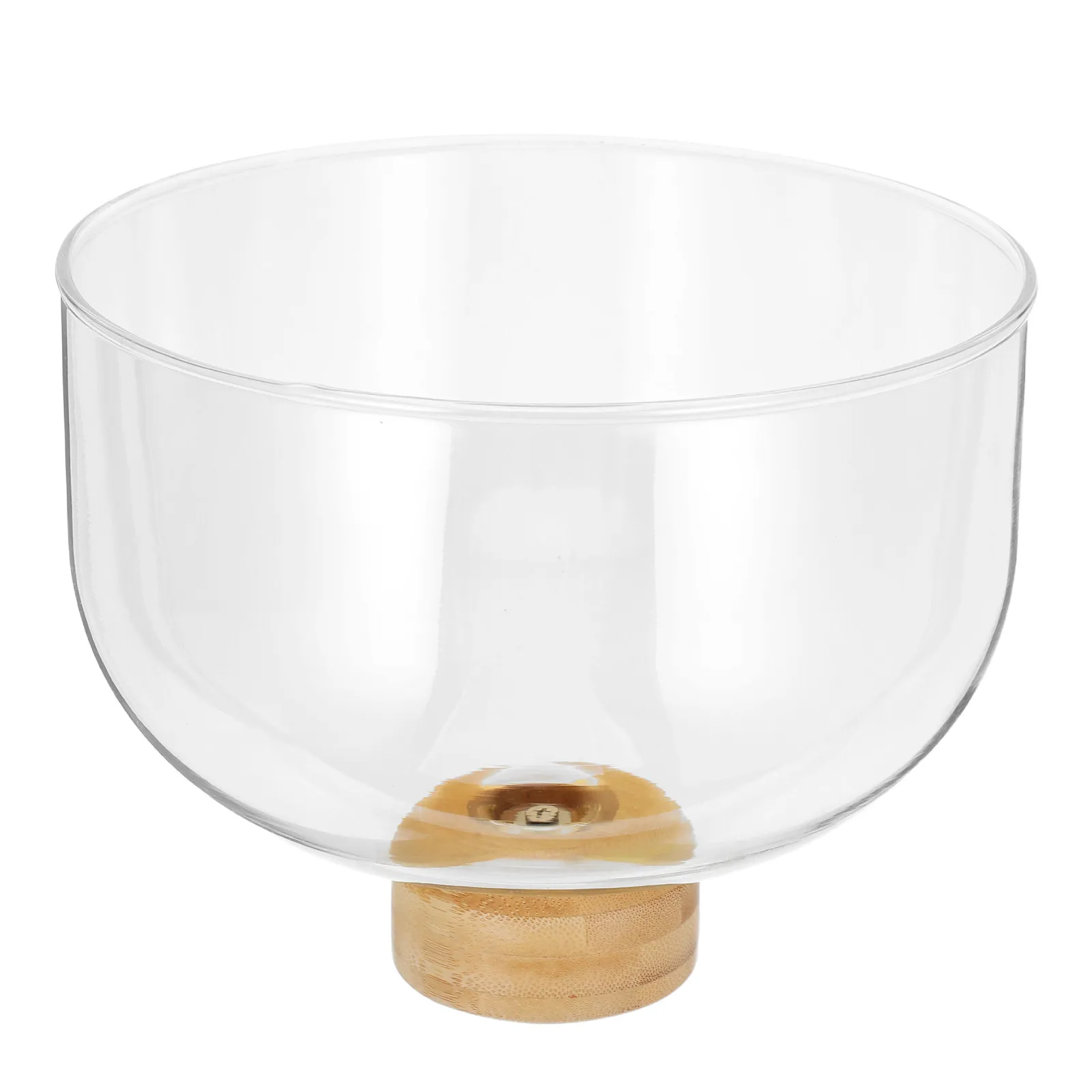 Cake Stand Wedding Dessert Display Elegant Glass Dome Natural Wood Tray Party Fruit Cake Plate Fruit Plate