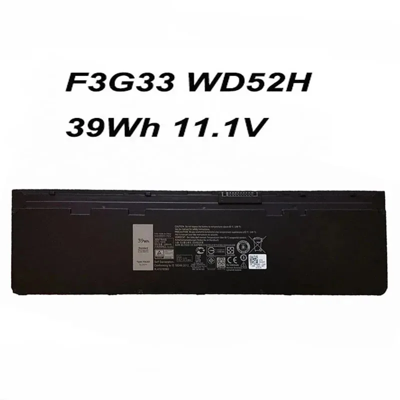 

Новый аккумулятор F3G33 VFV59 W57CV WD52H 11.1V 39Wh для Dell Latitude E7250 E7240