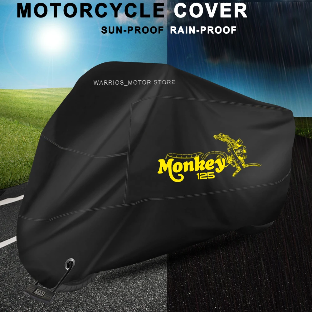 For Honda Monkey 125 z12 Motorcycle Cover UV Protective Dustproof Snowproof Outdoors Motorcycle Waterproof Cover