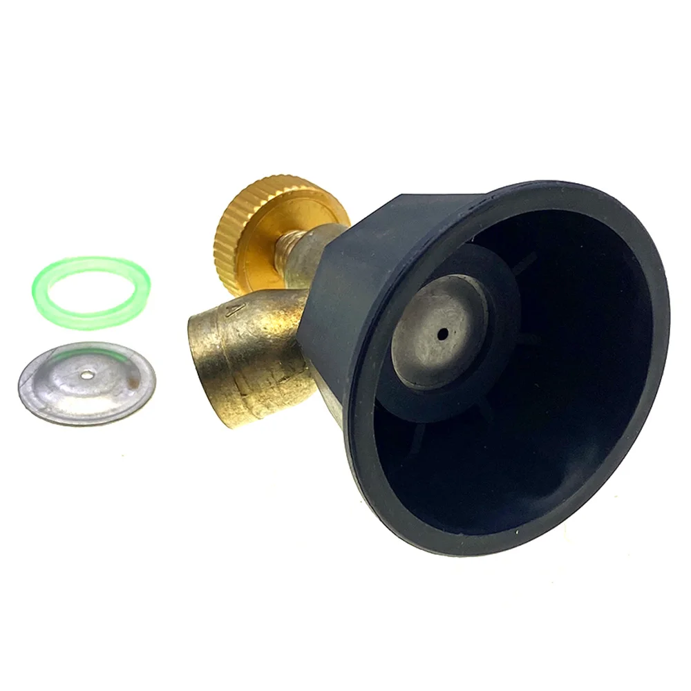 فوهة نحاسية الانحلال الزراعي فوهة قابلة للتعديل حديقة سبيكة فوهة الإعصار الأسود لخضروات الفاكهة