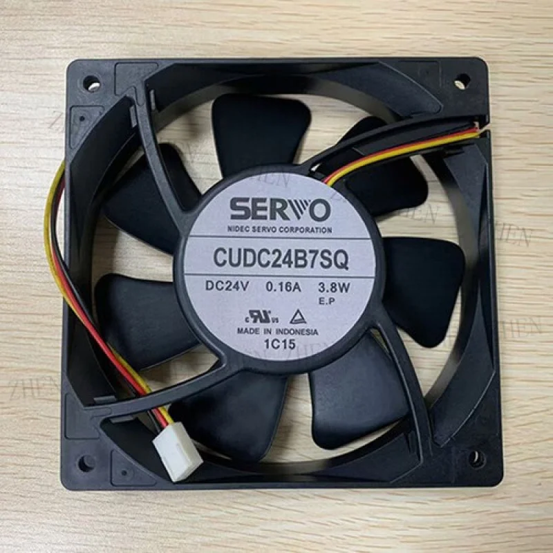 

Y 1pcs New for SERVO CUDC24B7SQ DC24V 0.16A 3.8W 3-wire equipment fan # QW.