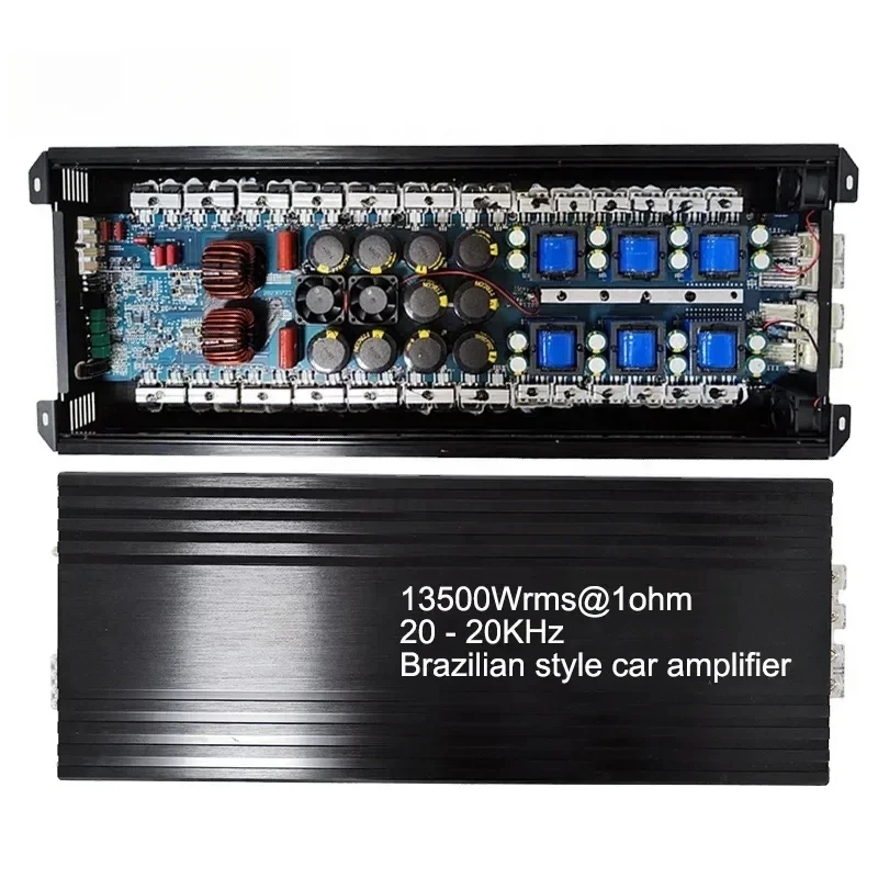 13500Wrms Big  Brazilian Style Mono Block Car Audio Amplifier for Vehicle Sound System Modification