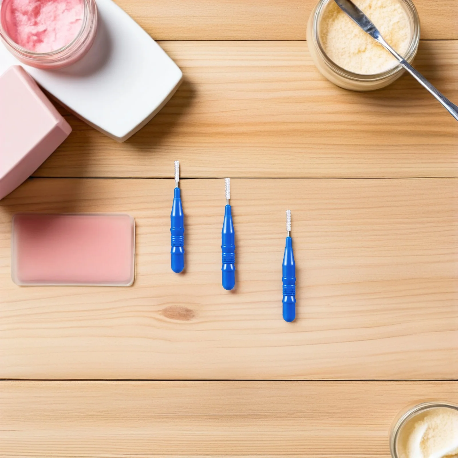 50 Uds cepillo Interdental 2,5 Mm púas de hilo Dental para el cuidado de las encías protección de la cavidad herramienta de limpieza Oral dispositivo de limpieza de dientes