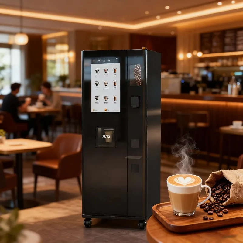 

24 Hour Coffee Vending Machine Freshly Ground & Made to Order Suitable for Offices Campuses Business Districts