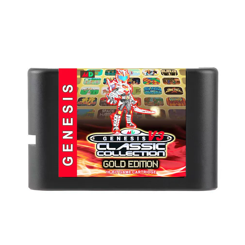 SUMMER FLASH EDMDS V3 Pro Aktualizowany Kompakt z 4000 Grami w Jednym dla Konsoli USA/Japonia/Europa SEGA GENESIS Mega Drive MegaDrive — zdjęcie produktu 4