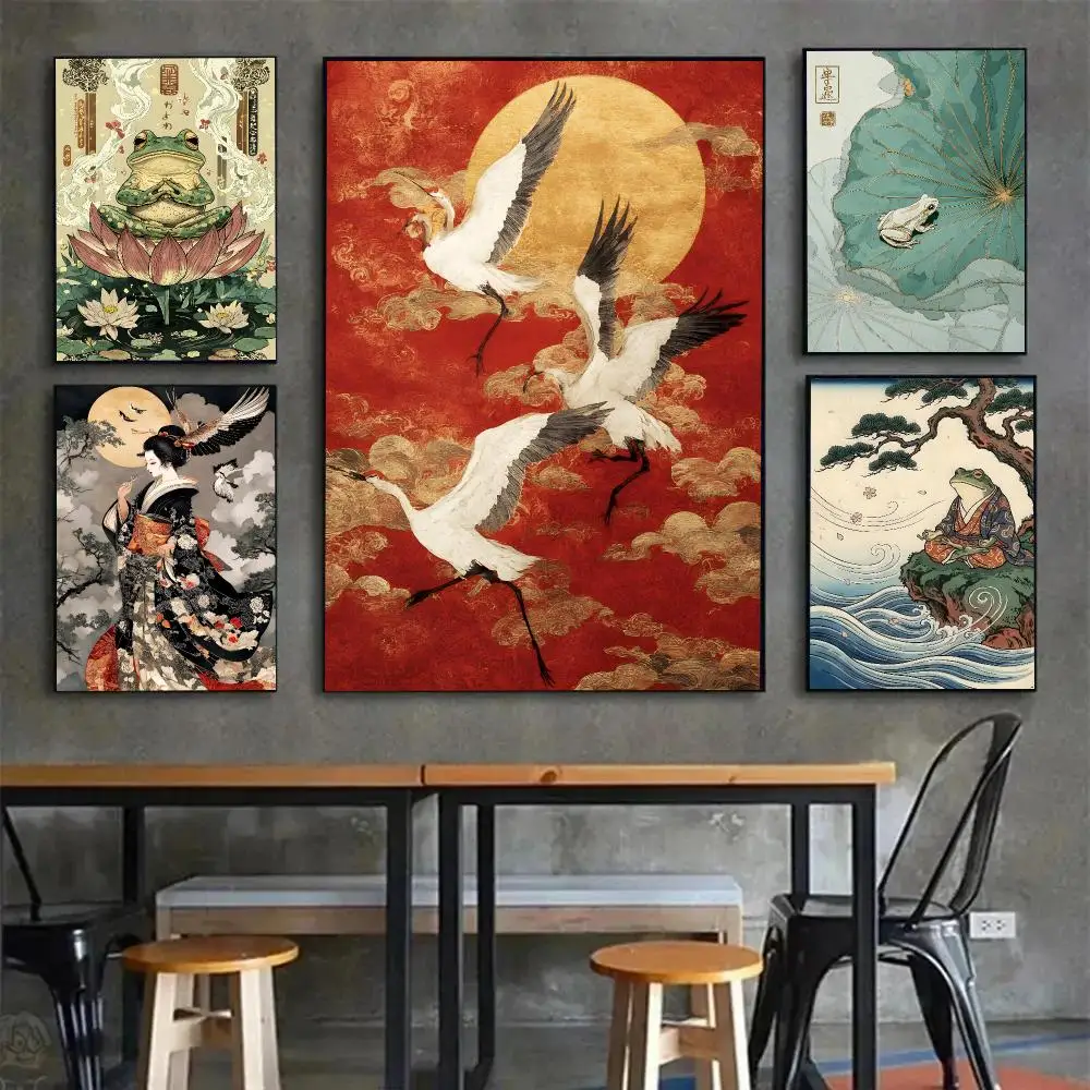 Art Minimal Minimal Zen Animal Art Poster Painting Wall Art Mural for Living Room Home Decor and Gifts