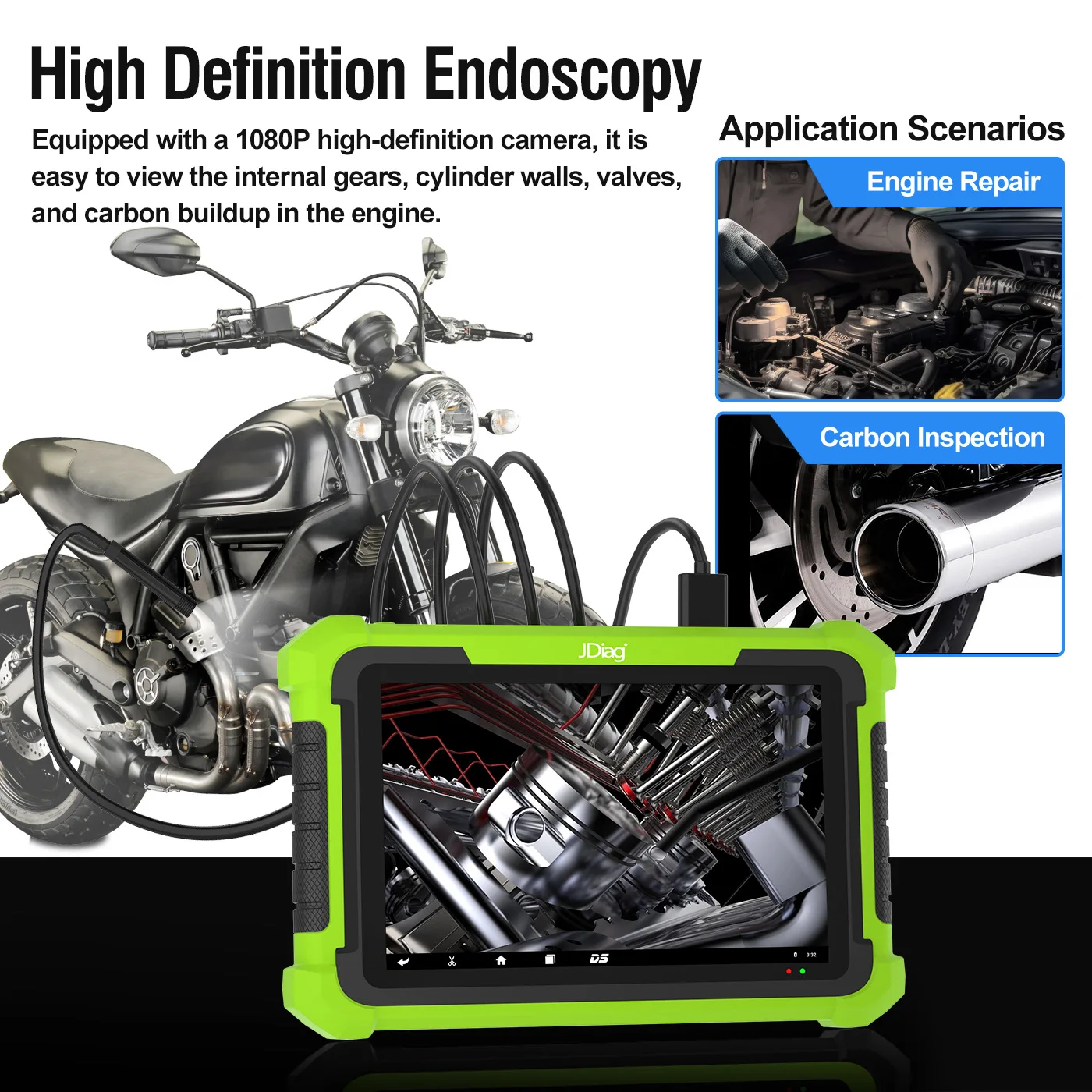 M400 Motorcycle Diagnostic Scanner ECU Programming Remap Circuit Test Intelligent Diagnostic Tool 2026 New