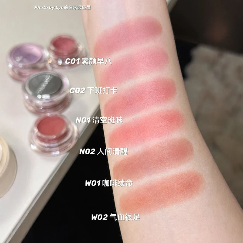 JUDYDOLL-Rouge à lèvres fard à joues multi-usages, fard à barrage, retouche, contour du visage naturel en 3D, éclaircit le teint de la peau, maquillage de beauté rare