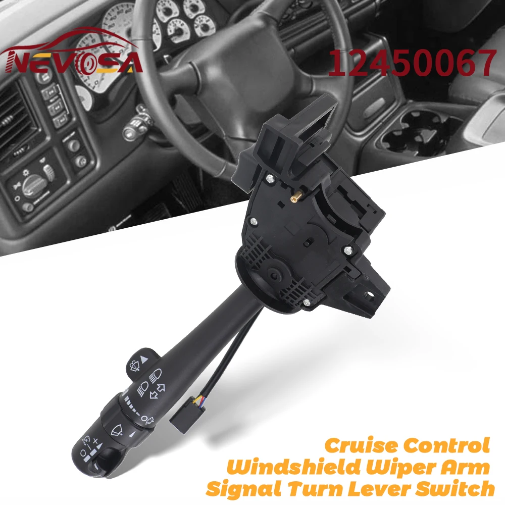 

12450067 для Silverado GMC Cadillac Escalade, переключатель указателя поворота, управление стеклоочистителем, круиз-контроль, переключатель рулевой колонки