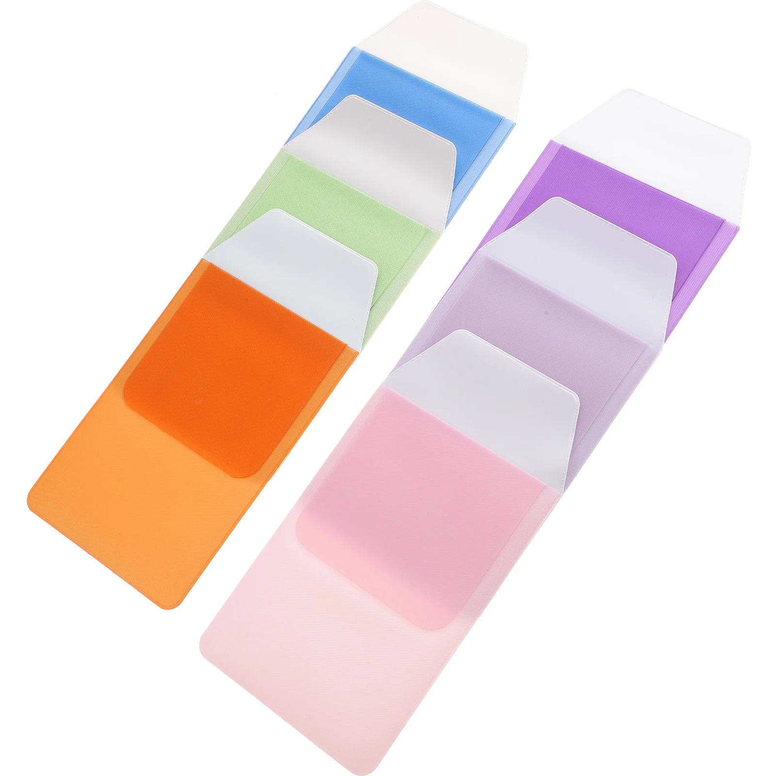 6 قطعة حقيبة أقلام رصاص حامي القلم مختلط الألوان ارتداء مقاومة مانعة للتسرب حامي الجيب مثالية لأقلام الرصاص ومستحضرات التجميل و #6