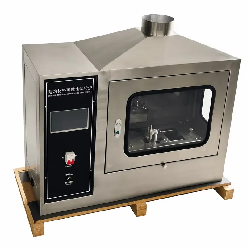ISO 11925-2 Building Materials Flammability for Furnace Touch Screen Ignitability Apparatus Single Flame Source for 1 Year