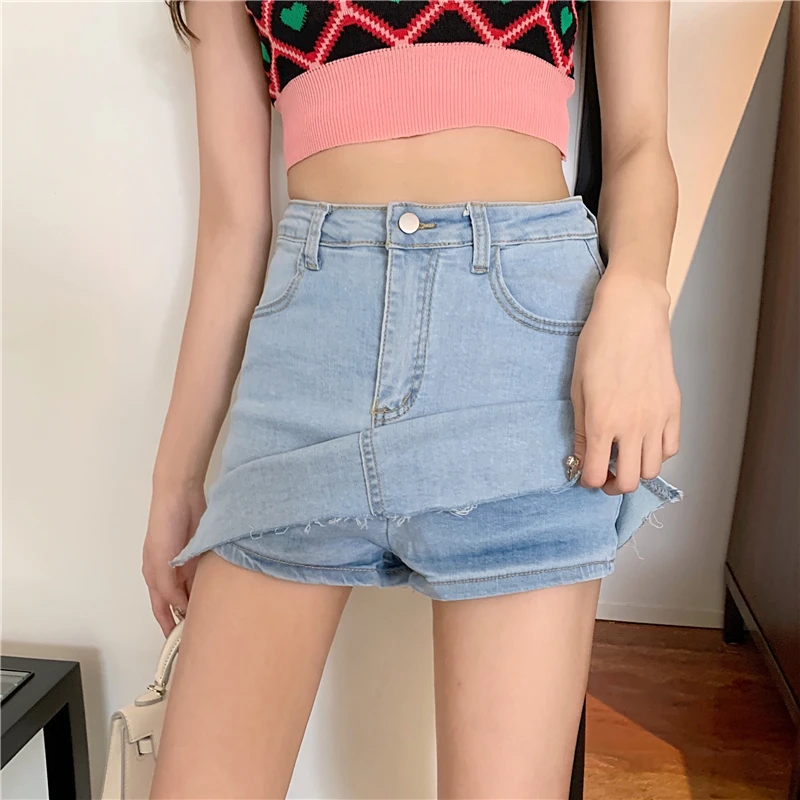 

Sweet And Spicy American Style High Waist A-Line Skirt Women's Summer Slim Fit Bodycon Half-length Sexy Slimming Skirt