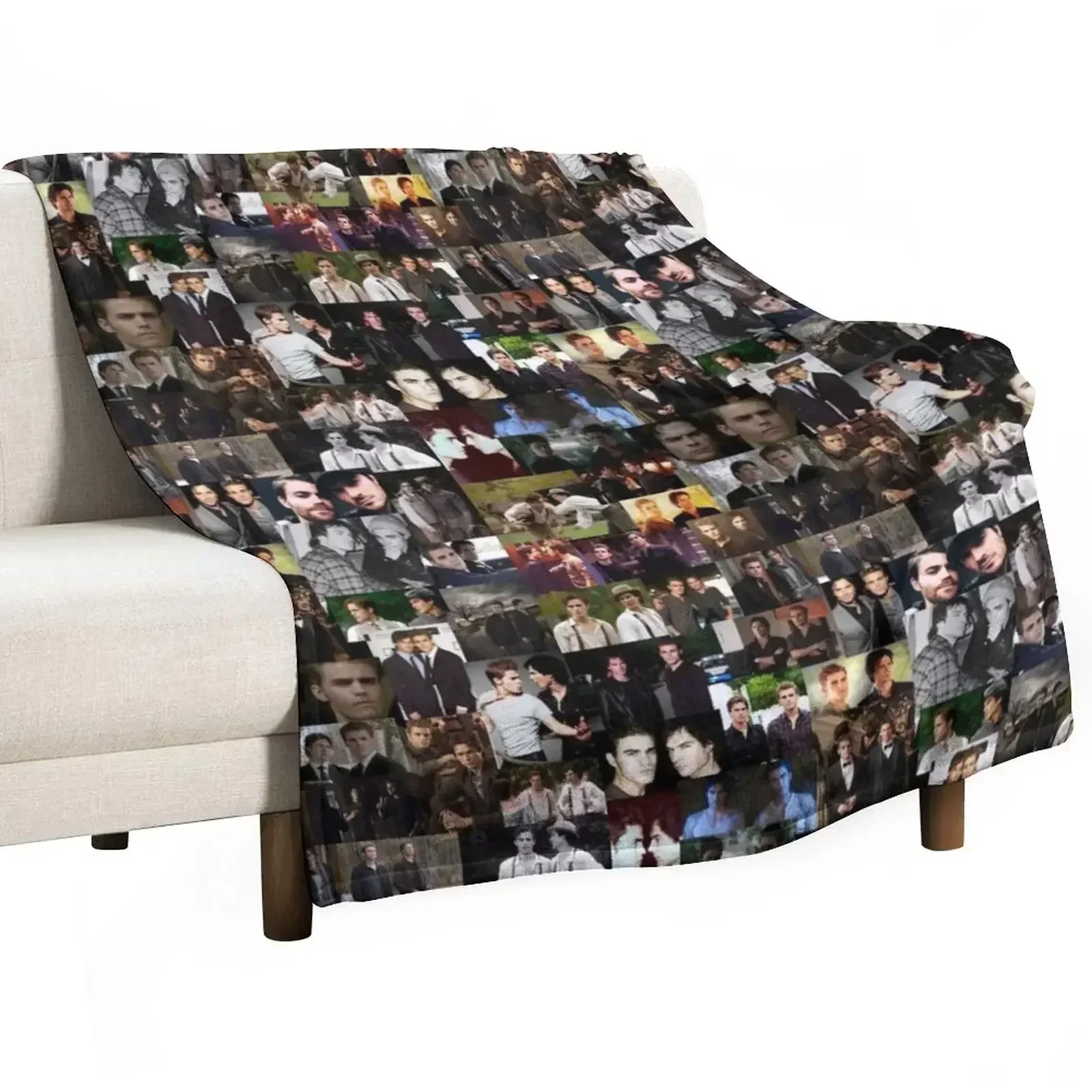 

ian and paul (salvatore bros) Throw Blanket Weighted Flannel For Baby Blankets