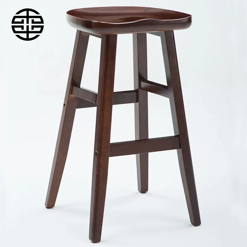 Ergonomic Japanese bar stools Dressers Minimalist Throne Vintage Funky wooden stool Children silla de bar Living Room Furniture