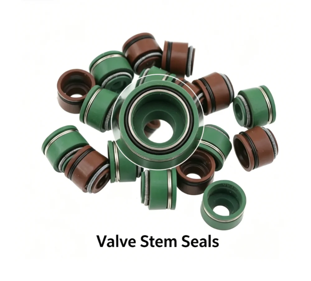 10Pcs Valve Stem Seals GY6 70/110 CG125 CG150 GN125 ZY125 YP250 GL150 Scooter Moped Engine 50cc-150cc Motorcycle Valve Oil Seal