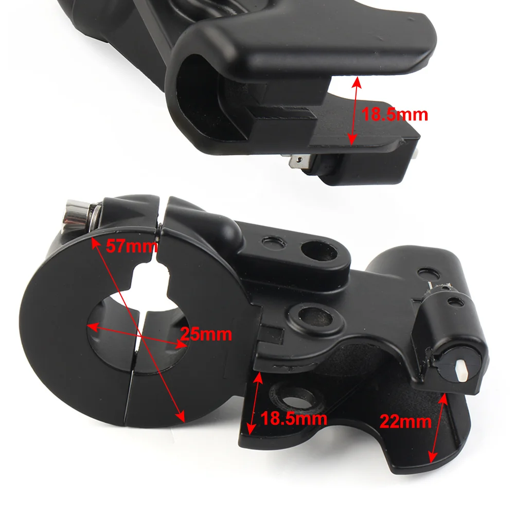 Black Motorcycle Aluminum Clutch Lever Mount Bracket Perch For Harley Dyna Sportster  XL883 XL1200 X48 2008-2013