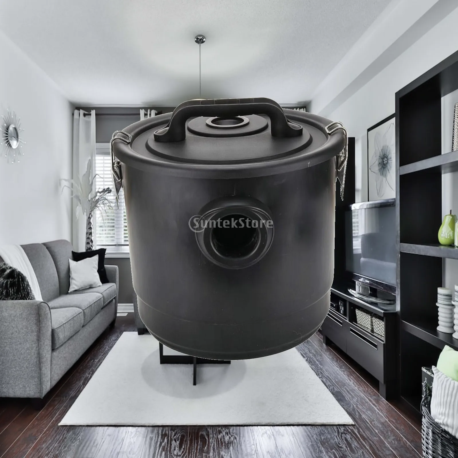 Dust Collection Vacuum Cylindrical Ash Sifting Bucket for Chimney Tools Accessories Workshop Use