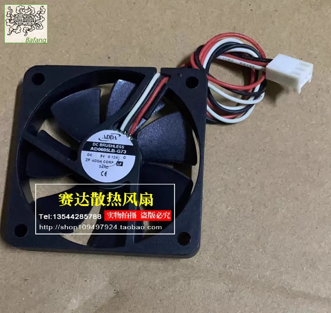 

Jinlingge для ADDA AD0605LB-G73 6010 5 В 0,12 А 3-линейный проводной охлаждающий вентилятор 60*60*10 мм