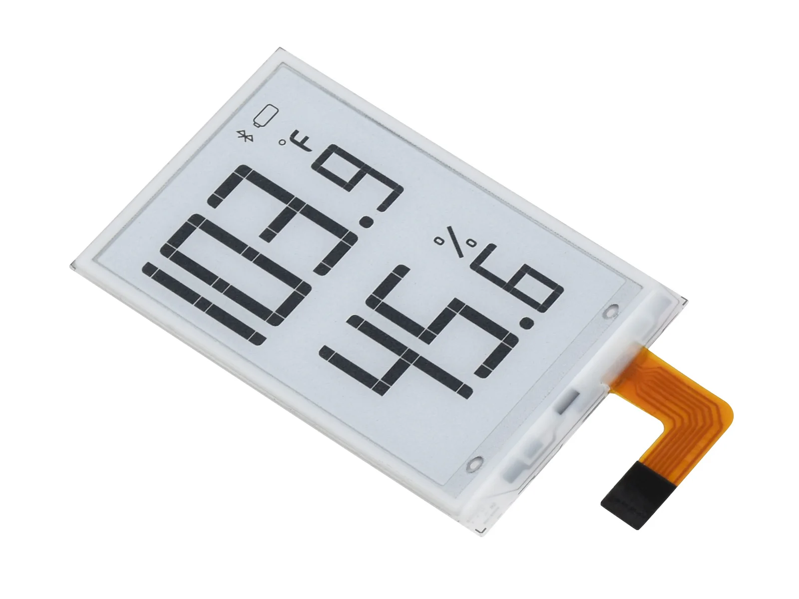 1.9inch Segment E-Paper Raw Display, 91 Segments, I2C Bus, Ideal for Temperature and humidity meter, Humidifier, Digital Meter