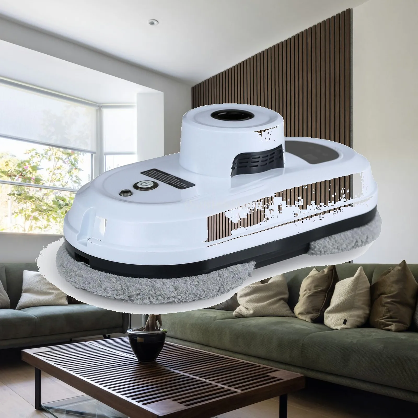 Window Cleaning Robot Powerful Suction Robotic Window Cleaner Automatic Glass Cleaner Electric Appliance Single-Touch