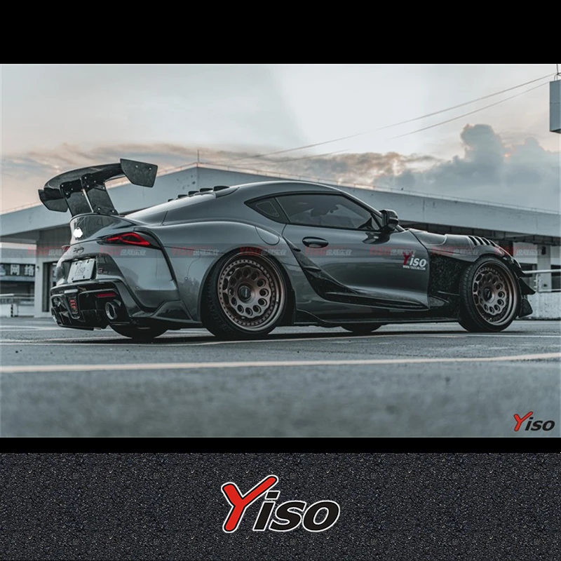 Suitable for Bull Devil SUPRA A90 Yiso encirclement carbon fiber Modified encirclement Wind Knife SUPRA A90 Aerodynamic kit