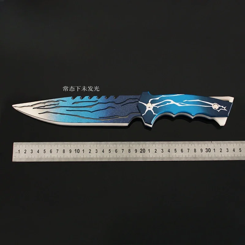 Sabre laser Cosplay Katana Valorant, couteau de punition divine, épée Kunai, modèle d'arme de jeu en acrylique, cadeau de Noël, 30cm, 11,8 pouces