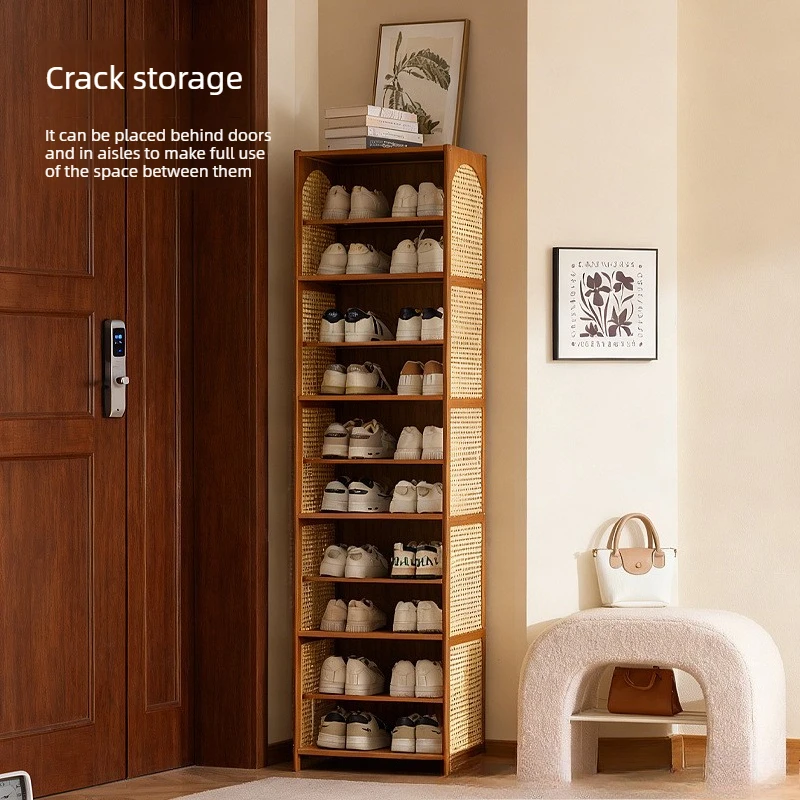 

Полка для обуви Многослойная дверь Входная дверь Маленький арендованный дом Простой шкаф для обуви Полка для обуви