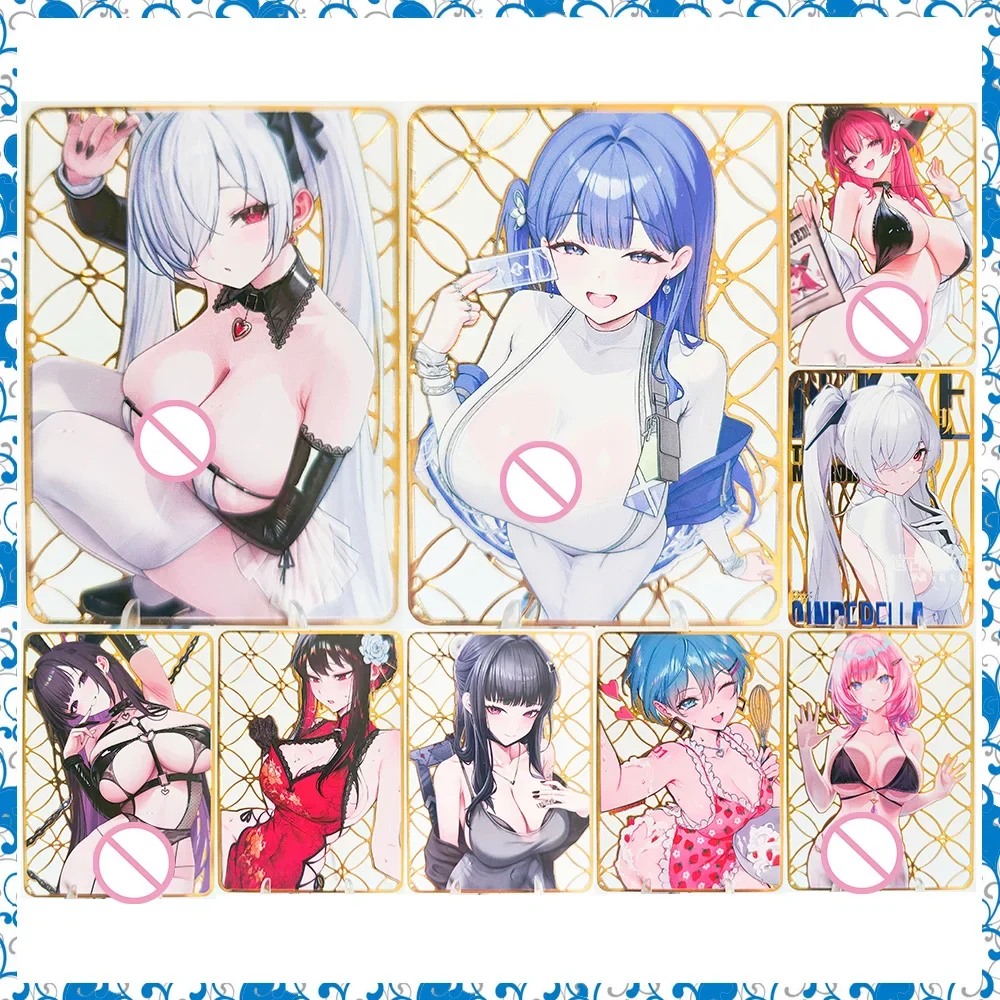 

Аниме Истории богини DIY ACG Sakurajima Mai Hirokawa Uzuki металлические коллекционные карты игры для мальчиков игрушки подарки на Рождество и день рождения