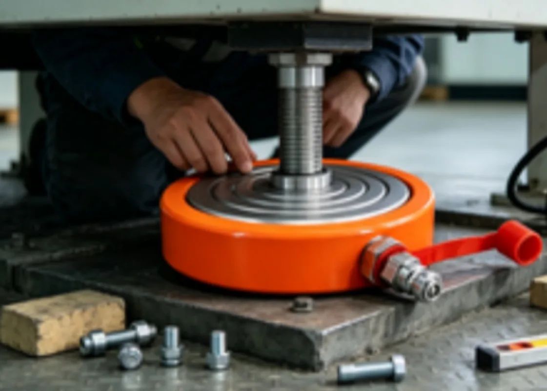 RTC‑03010 Ultra‑Slim Hydraulic Lifting Jack, 30Ton Split Single‑Acting Jack 10mm Stroke 30mm Height