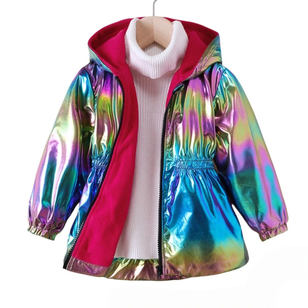 

2023 Клетчатая куртка и пальто с капюшоном для мальчиков и девочек на молнии с длинными рукавами Одежда для зимы/осенних прогулок Детская одежда для От 2 до 7 лет