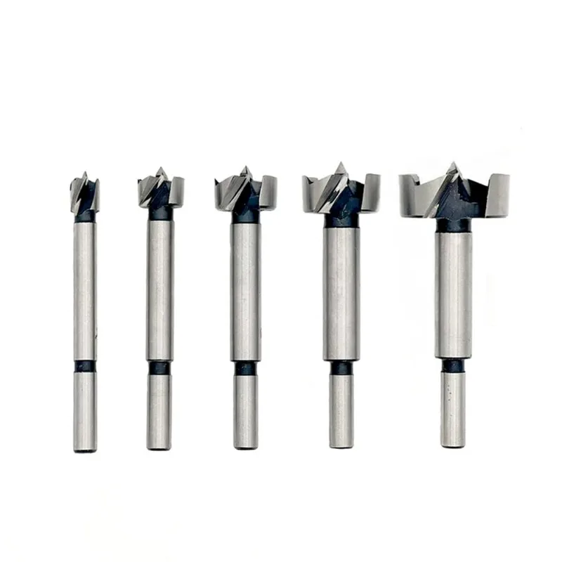 5pcs 10 To 35 Mm Drill Bits Suitable for Hinge Drilling Wood Board Hole Reaming Tool Woodworking Hole Opener  Woodworking Tools