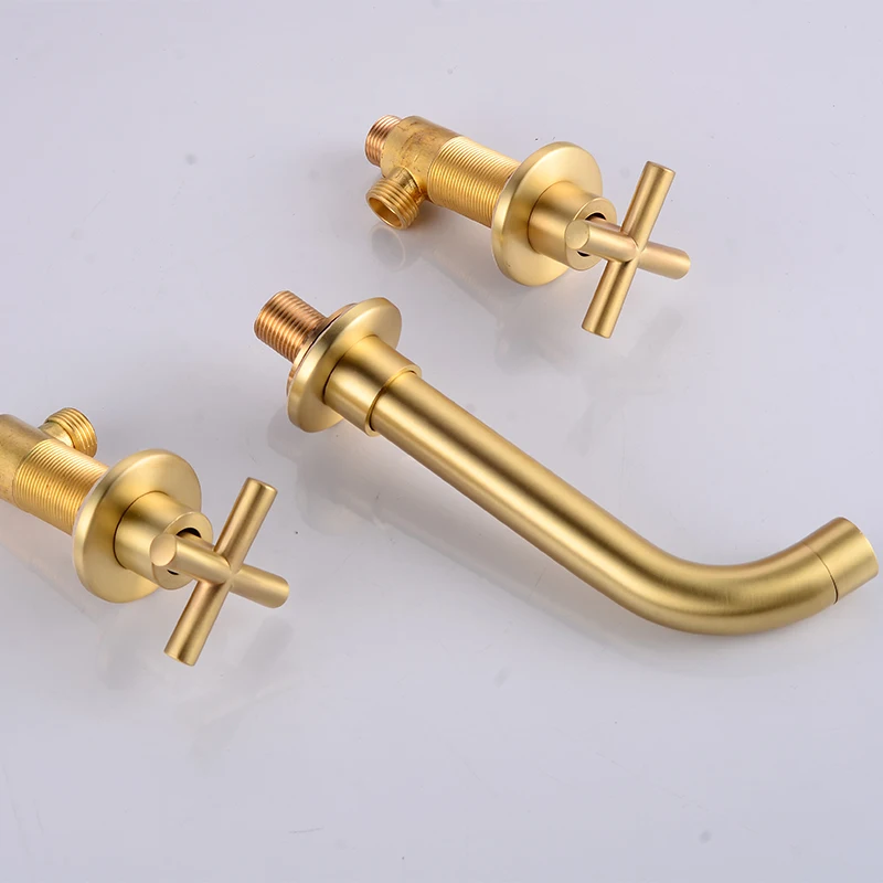 BAKALA Brass Mixer Basin Tap Bath Tub Sink mixer Chrome Finish Square Basin Mixer Tap In wall Basin Faucet Bathroom LT-318