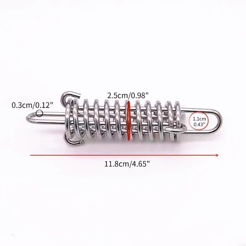 C1FE Stainless Boatanchor Docking Mooring Spring Cable Snubber Shock ดูดซับทะเล