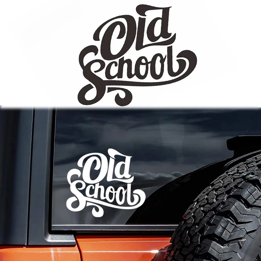 1pc velha escola criativa motocicleta adesivos para moto tanque de combustível janela do carro corpo capacete decorativo decalques vinil à prova dwaterproof água