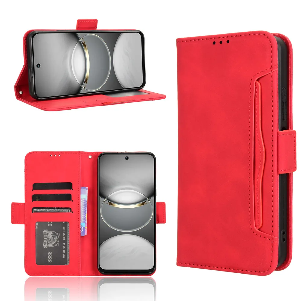 Wallet Cases For Tecno Spark 30C 4G kL5n Leather Case, Magnetic Closure Book Flip Cover, Photo Card Holder, Mobile Phone Bags image 4