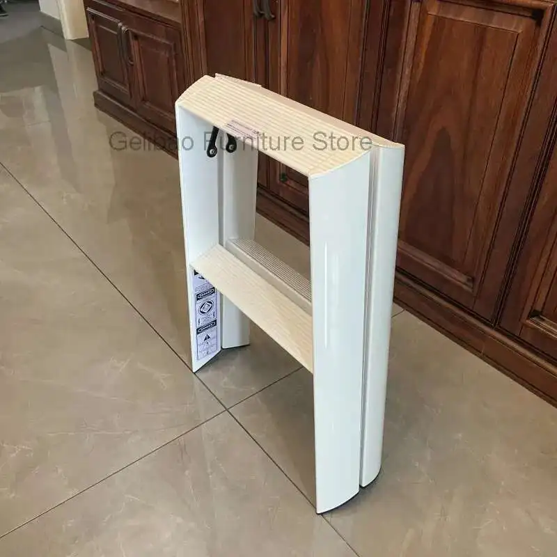 Portable and Freestanding 2 Step Folding Ladder Multifunctional Domestic Use Aluminum Durable Easy Foldable Step Ladder Chair