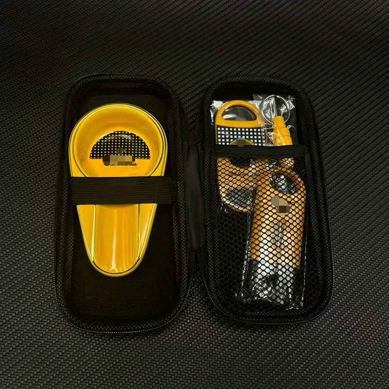 

Портативный портсигар с застежкой-молнией Прочная дорожная сумка для хранения сигар Безопасная молния Дизайн