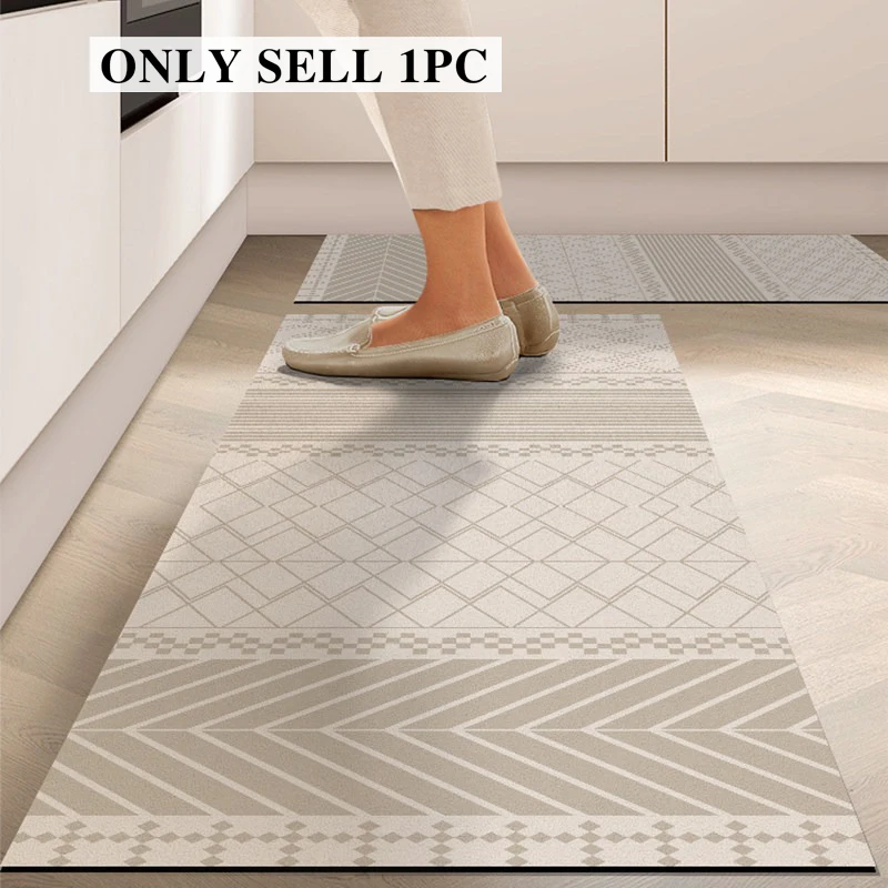 Carpet for Kitchen Water-absorbing Non-slip Floor Mat Long Diatom Mud Mats Modern Style Home Decoration Rug Alfombras De Cocina