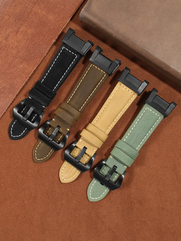 Suitable for Casio G-SHOCK Big Mud King Generation GWG-1000 Modified Crazy Horse Leather Watch Strap Accessories